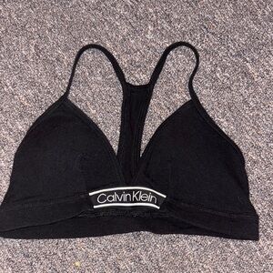 Calvin Klein Black Racerback Bra